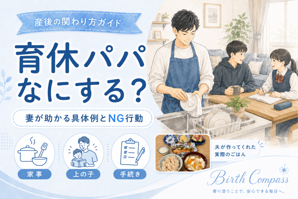 育休中のパパは何をする？妻が助かる具体例とNG行動を解説
